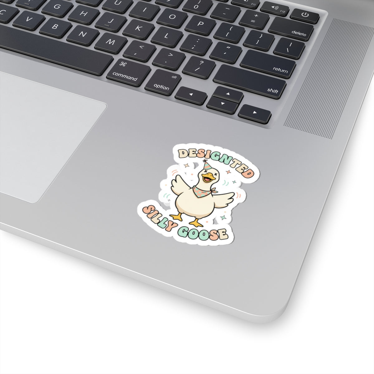 Silly Goose Cute Animal Pun Sticker | wholesome meme, vintage-style