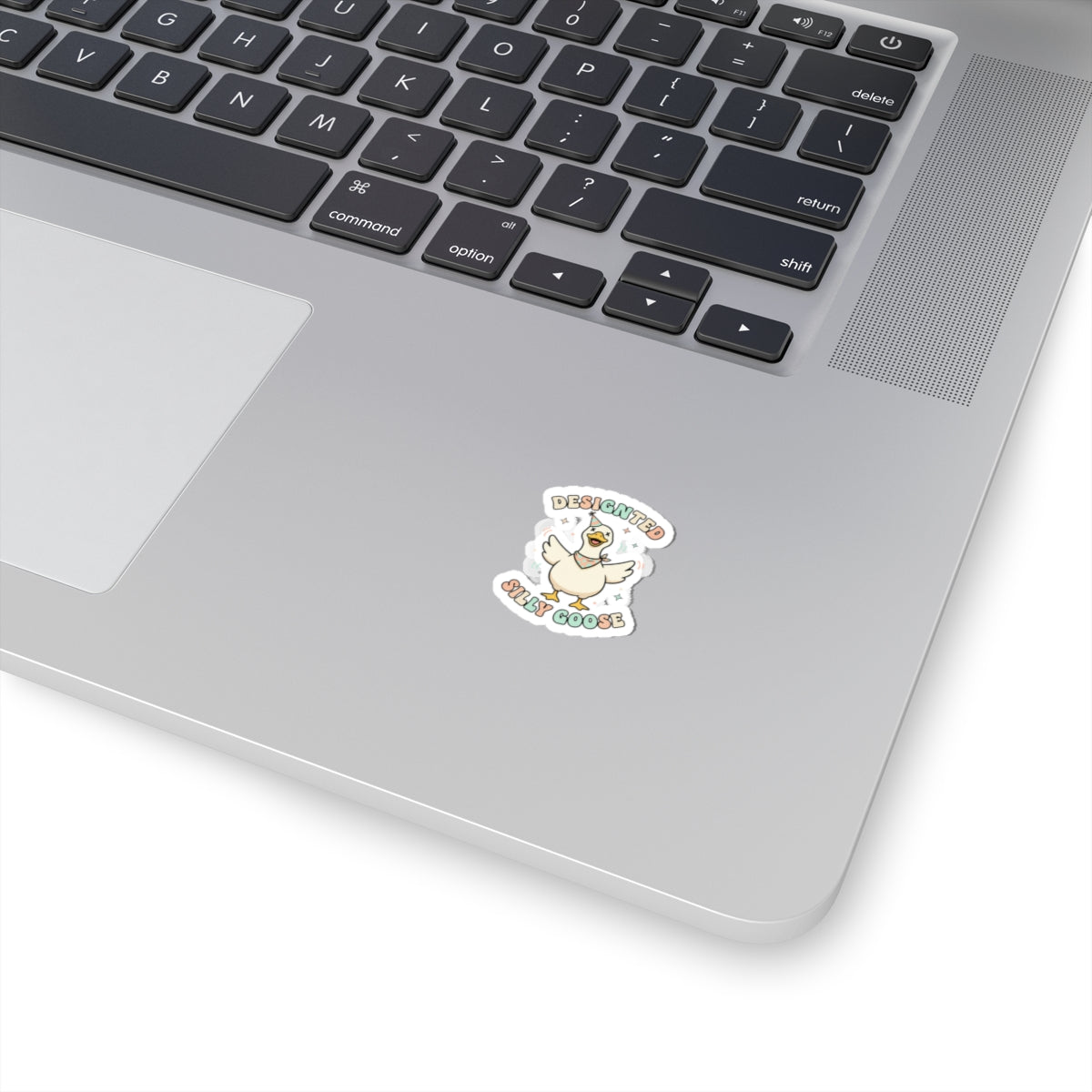 Silly Goose Cute Animal Pun Sticker | wholesome meme, vintage-style