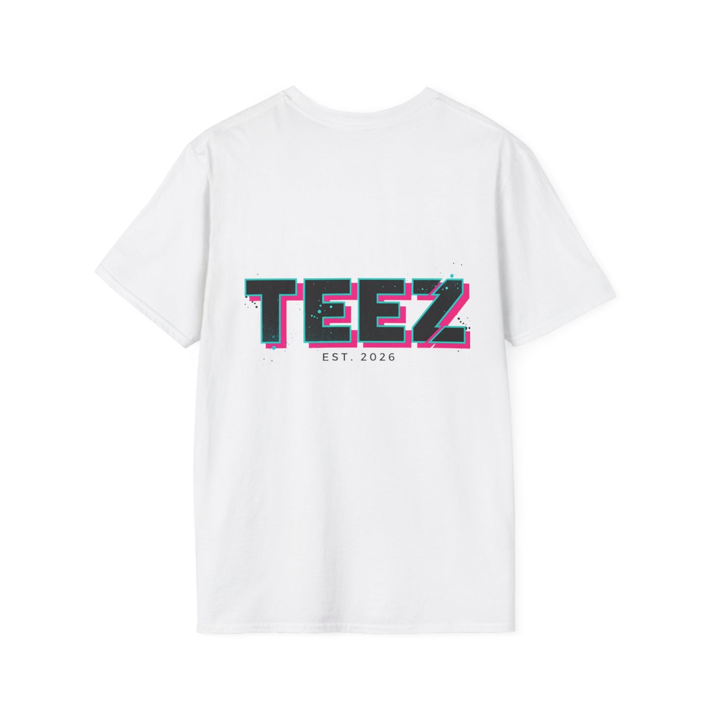 TEEZ Retro Glitch Logo Tee (EST 2026)
